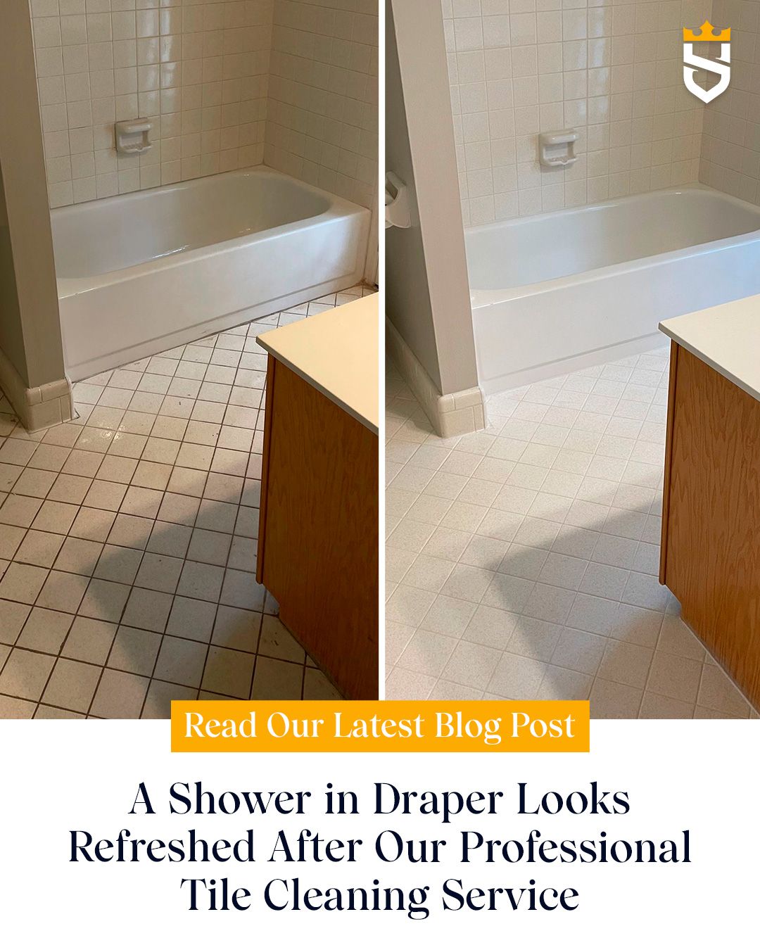 A Bathroom in Herriman Was Revitalized With Our Professional Grout Cleaning Service